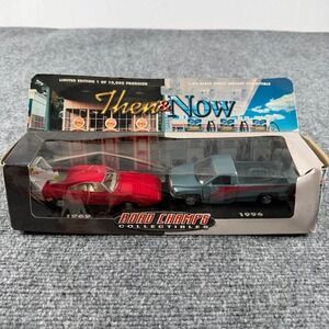 Road Champs Diecast Set 1:43 Red/Teal 1969 Charger 1996 Ram Limited Edition
